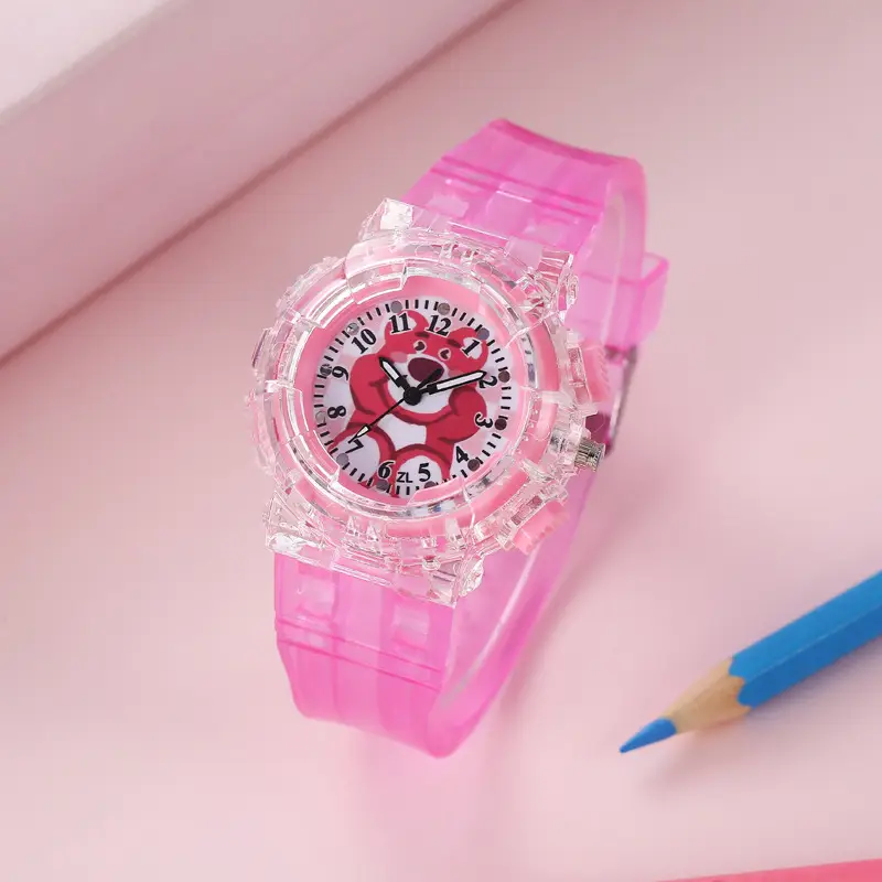 Kids Colorful Electronic Watches with Transparent Design — feature 6