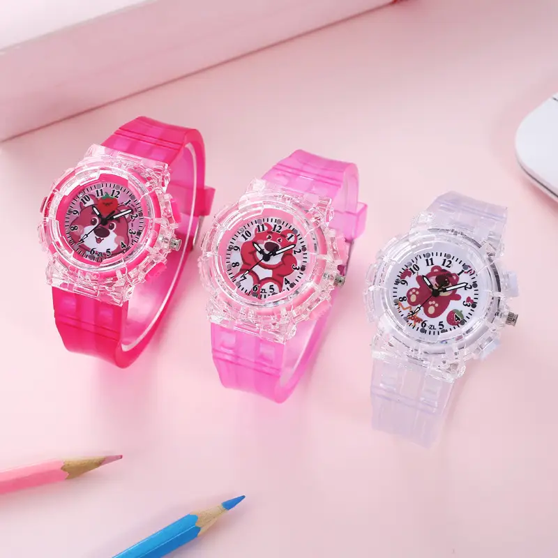 Kids Colorful Electronic Watches with Transparent Design — feature 8