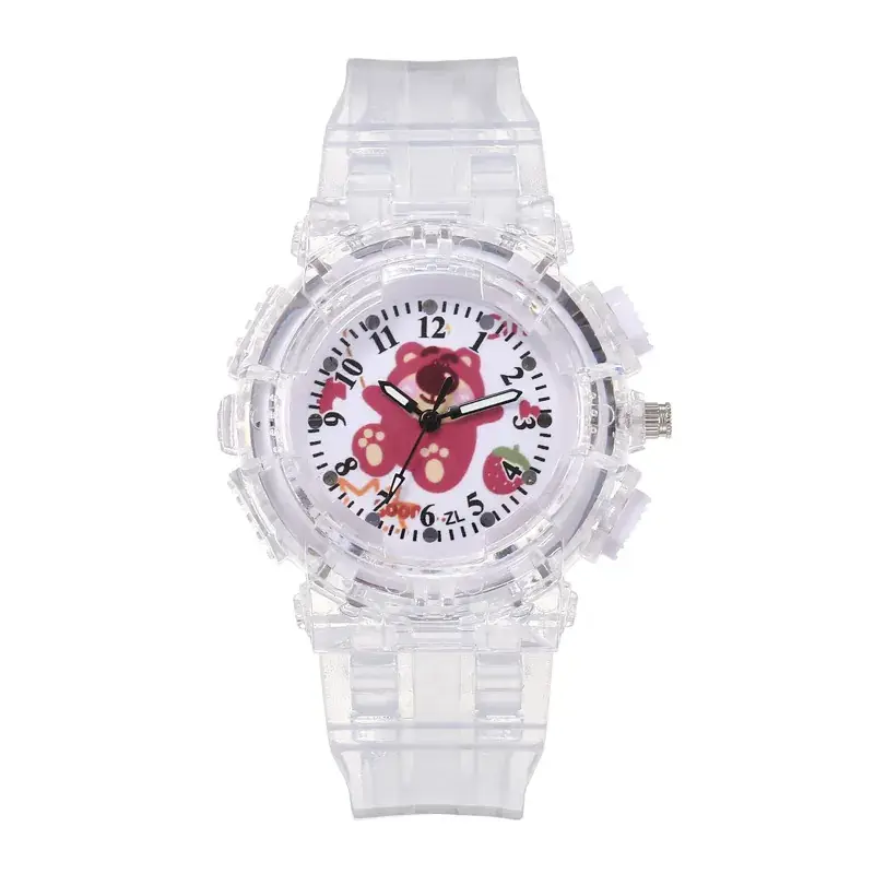 Kids Colorful Electronic Watches with Transparent Design - Image 3