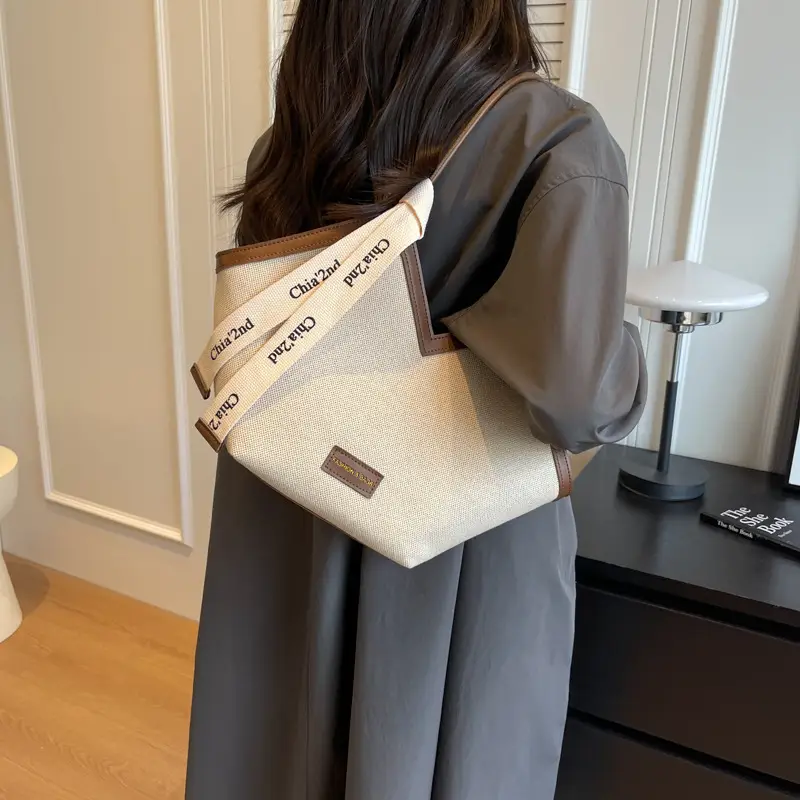 Women Canvas Shoulder Bag Large Capacity 2023 - Image 5