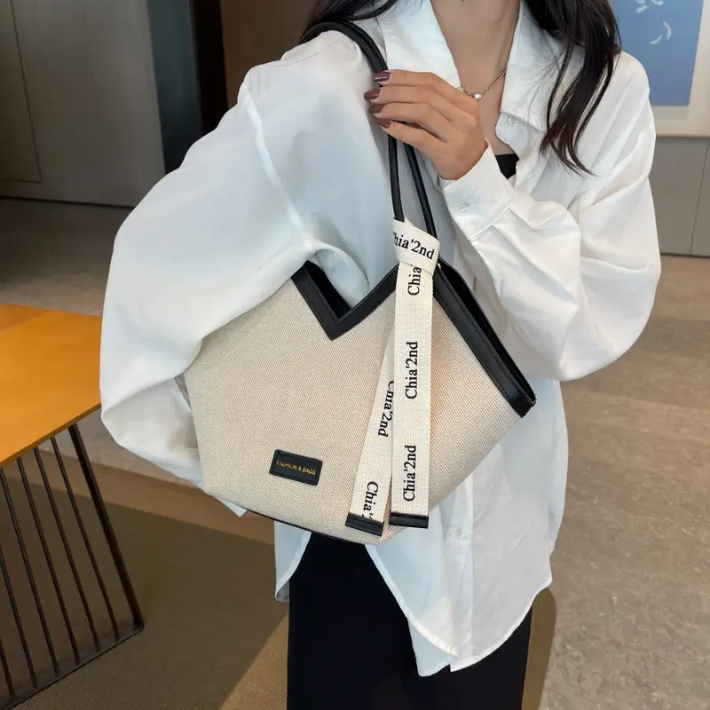 Women Canvas Shoulder Bag Large Capacity 2023 - Image 6