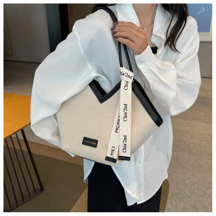 Women Canvas Shoulder Bag Large Capacity 2023 — feature 13