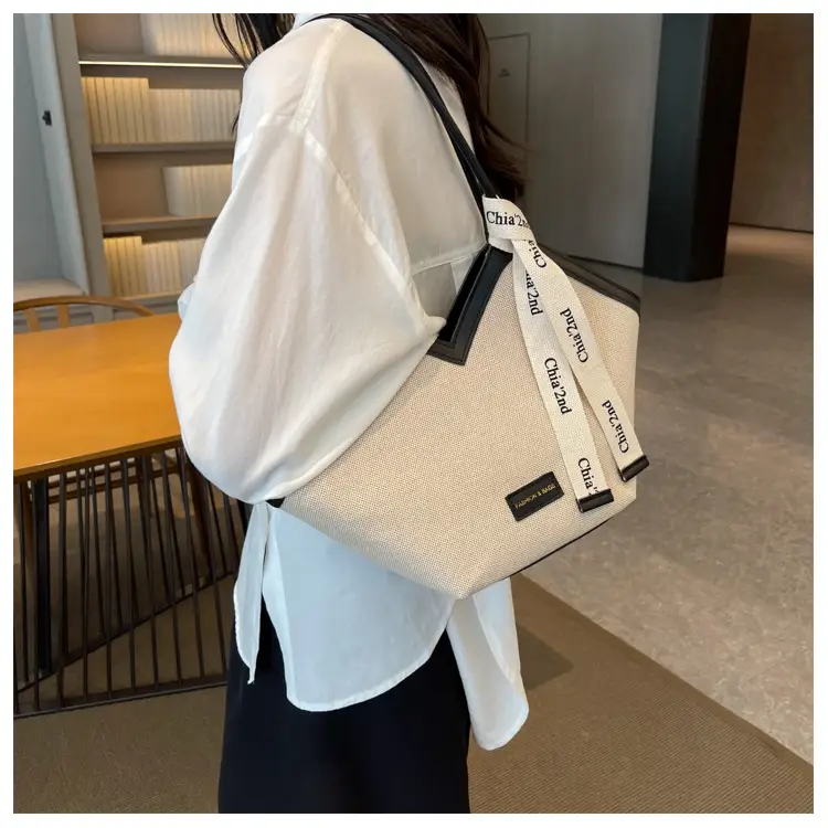 Women Canvas Shoulder Bag Large Capacity 2023 — feature 15