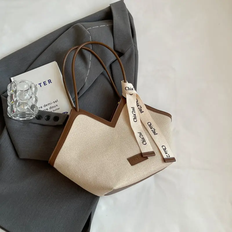 Women Canvas Shoulder Bag Large Capacity 2023 - Image 2