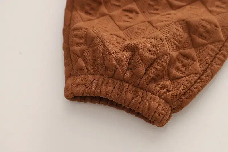 Brown Cotton Boys Jacket Set for Kids Autumn Wear — feature 18
