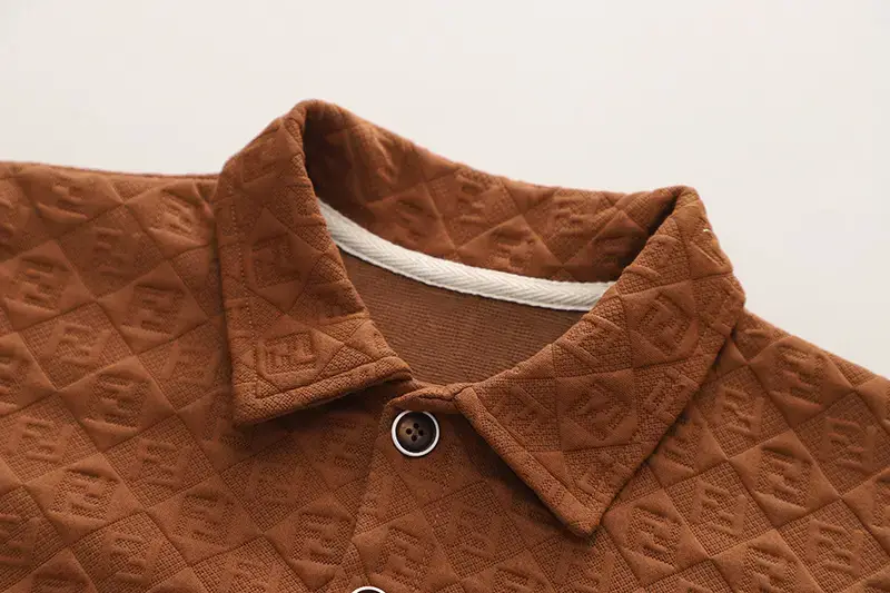 Brown Cotton Boys Jacket Set for Kids Autumn Wear — feature 5