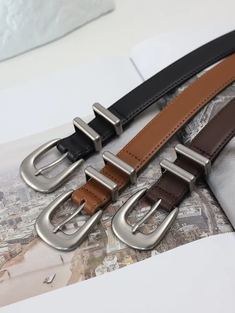 Black Vintage Slimming Belt with Buckle for Women — feature 4