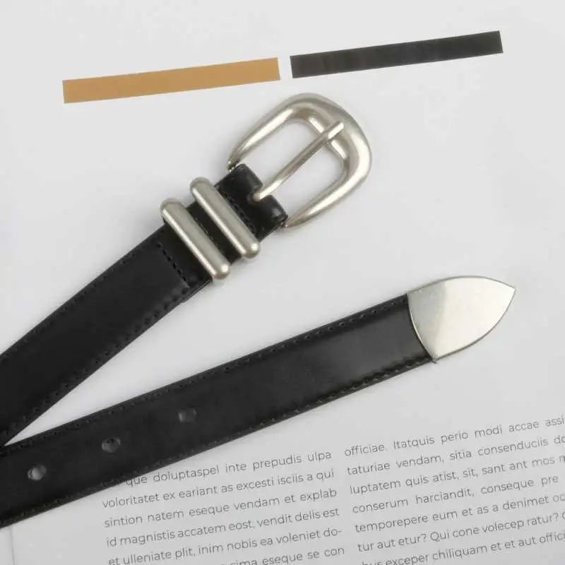 Black Vintage Slimming Belt with Buckle for Women — feature 7