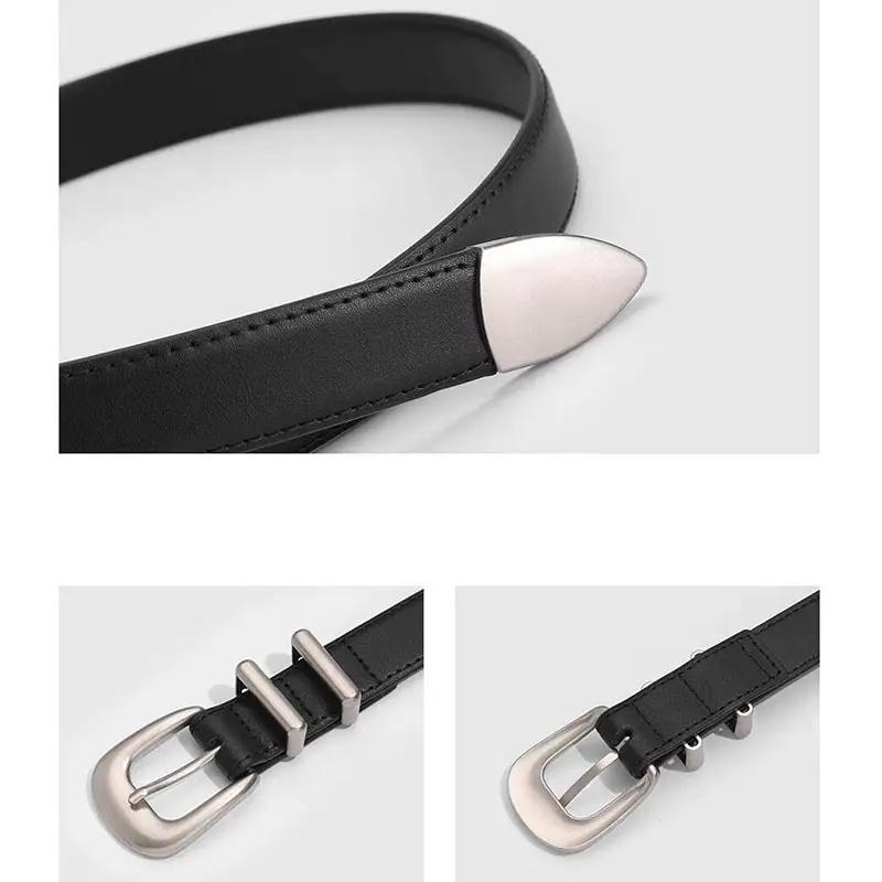 Black Vintage Slimming Belt with Buckle for Women — feature 8