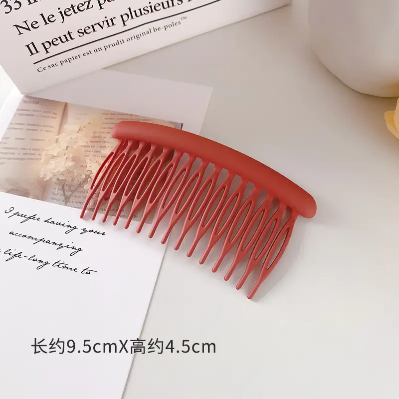 Matte Fringe Comb for Women Large Non-Slip Design