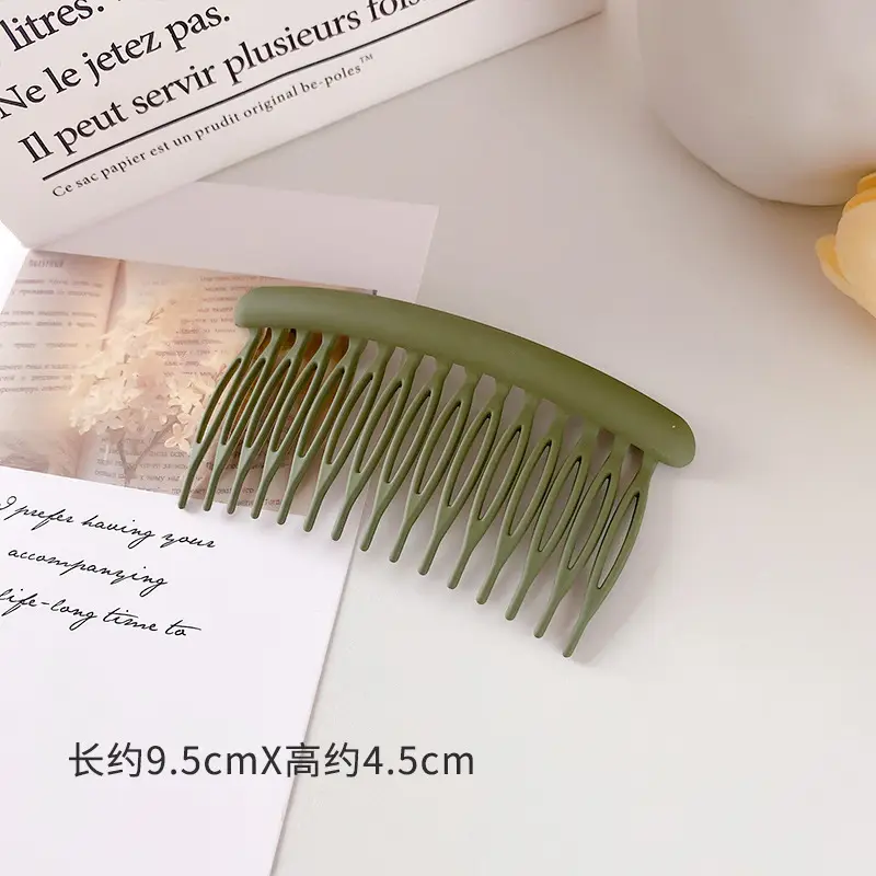 Matte Fringe Comb for Women Large Non-Slip Design