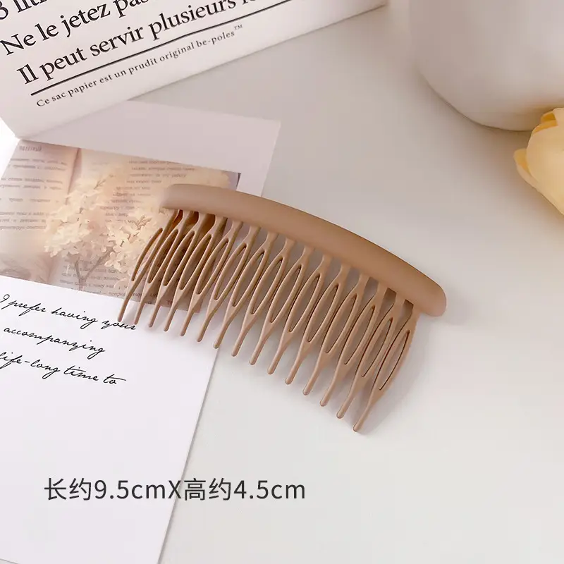 Matte Fringe Comb for Women Large Non-Slip Design