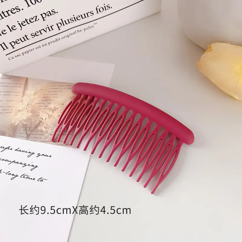 Matte Fringe Comb for Women Large Non-Slip Design