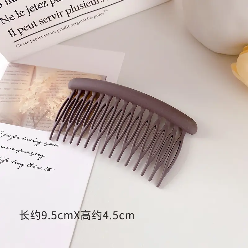Matte Fringe Comb for Women Large Non-Slip Design