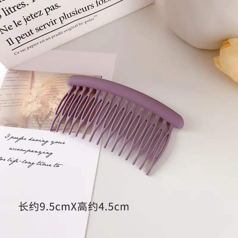 Matte Fringe Comb for Women Large Non-Slip Design