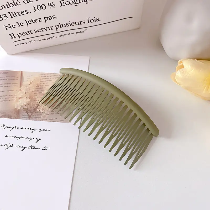 Matte Fringe Comb for Women Large Non-Slip Design