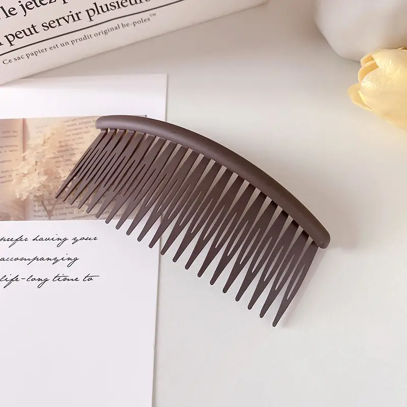 Matte Fringe Comb for Women Large Non-Slip Design