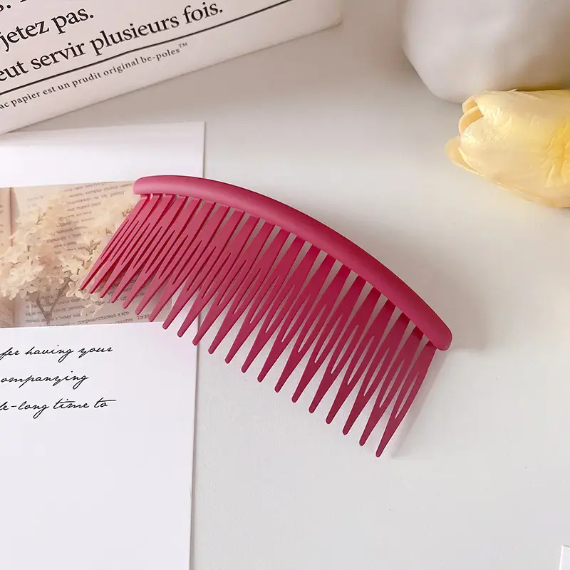 Matte Fringe Comb for Women Large Non-Slip Design