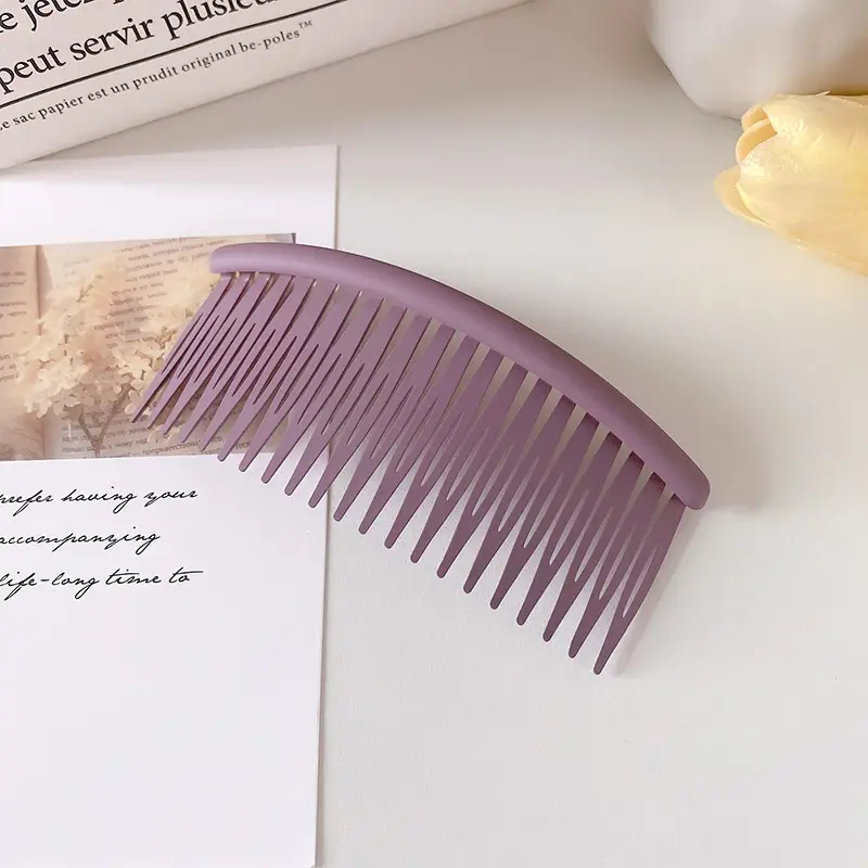 Matte Fringe Comb for Women Large Non-Slip Design