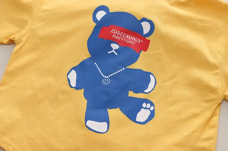 Boys 2023 Yellow Jacket T-Shirt Blue Jeans Set — feature 12