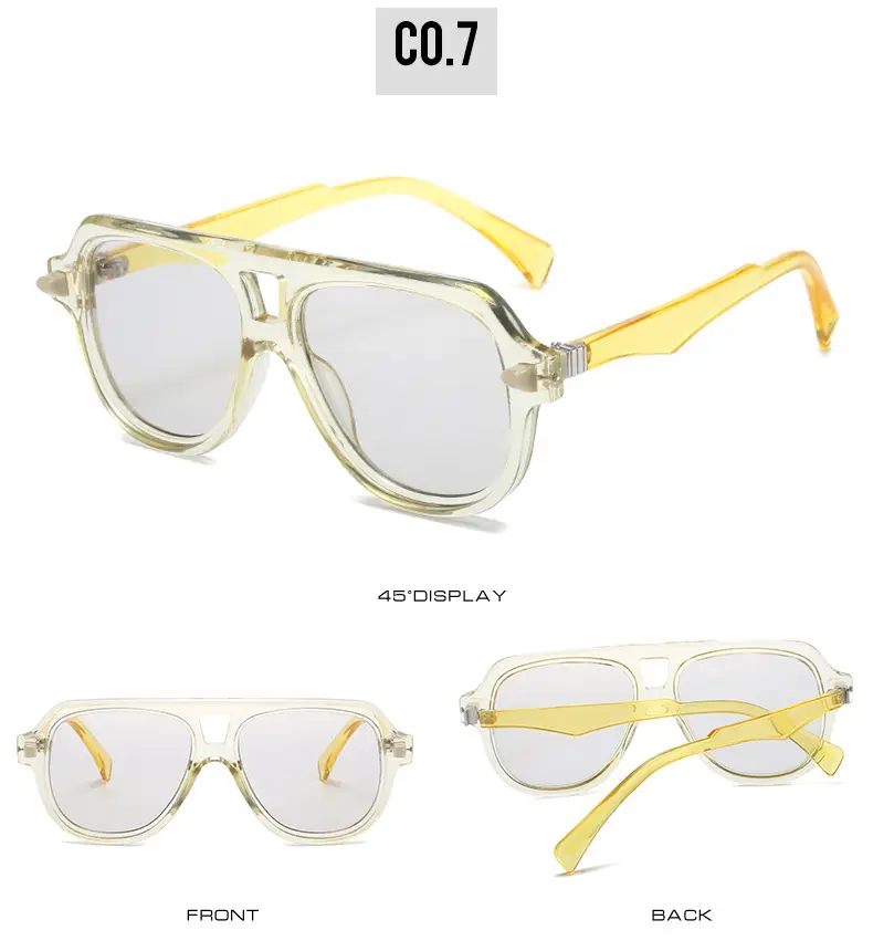 Orange Frame Toad Sunglasses for Men Women Party Photo Wear β feature 13