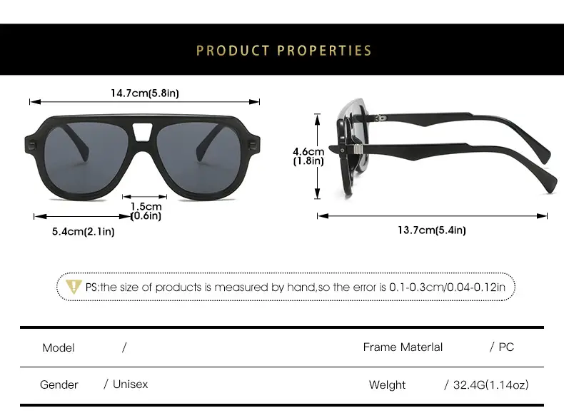 Orange Frame Toad Sunglasses for Men Women Party Photo Wear β feature 5