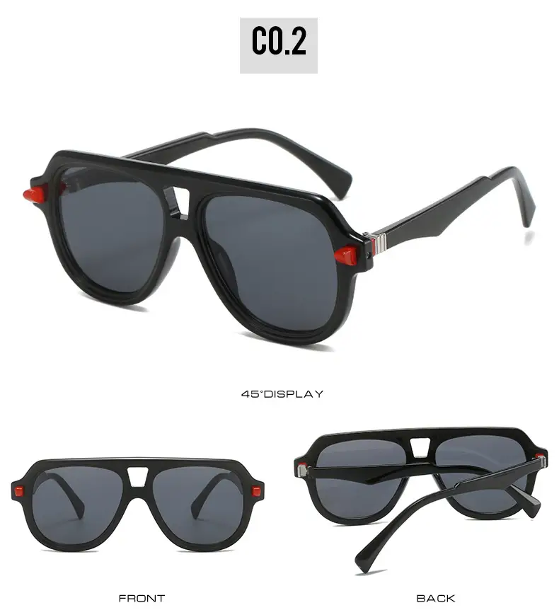Orange Frame Toad Sunglasses for Men Women Party Photo Wear β feature 8