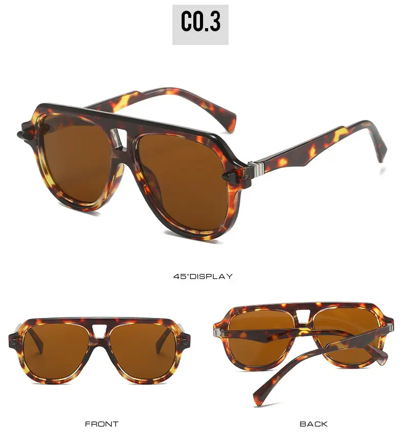 Orange Frame Toad Sunglasses for Men Women Party Photo Wear β feature 9