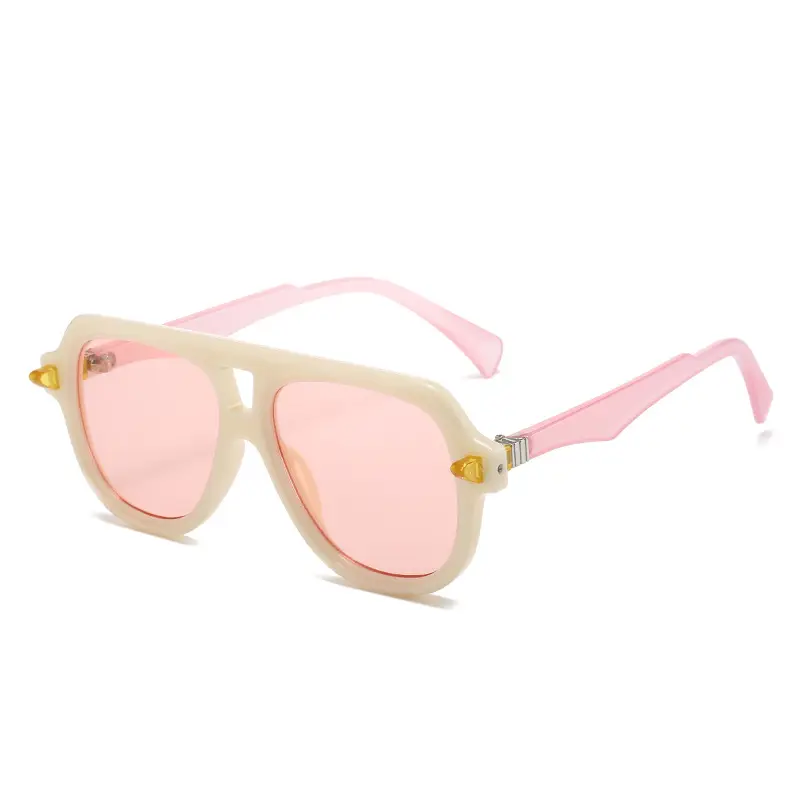 Orange Frame Toad Sunglasses for Men Women Party Photo Wear - Image 6
