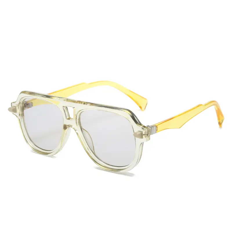 Orange Frame Toad Sunglasses for Men Women Party Photo Wear - Image 7