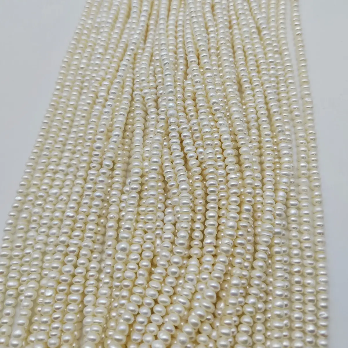 4-5mm Natural Freshwater Cultured Pearl Beads - Image 3