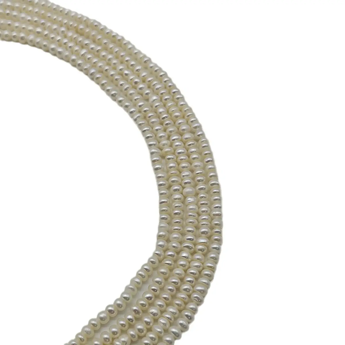 4-5mm Natural Freshwater Cultured Pearl Beads - Image 6