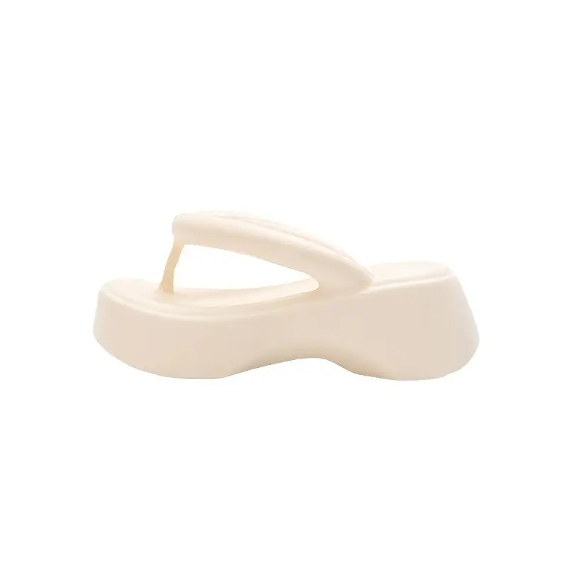 Women's Black EVA Flip Flops with Thick Sole