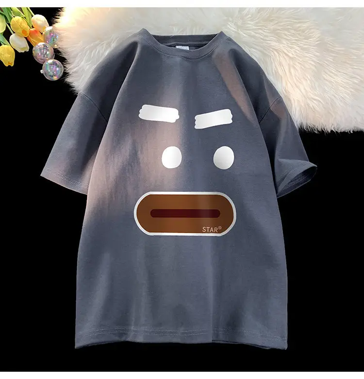 Men Graphic T-Shirt Black Loose Fit Casual Wear — feature 10