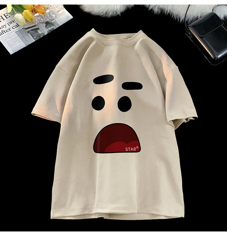 Men Graphic T-Shirt Black Loose Fit Casual Wear — feature 4