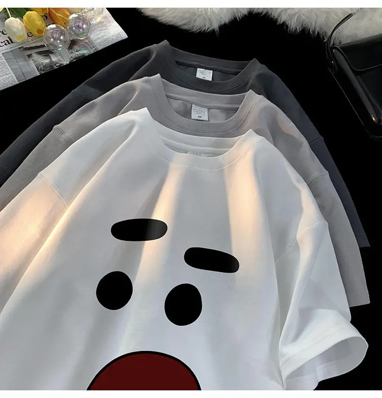 Men Graphic T-Shirt Black Loose Fit Casual Wear — feature 7
