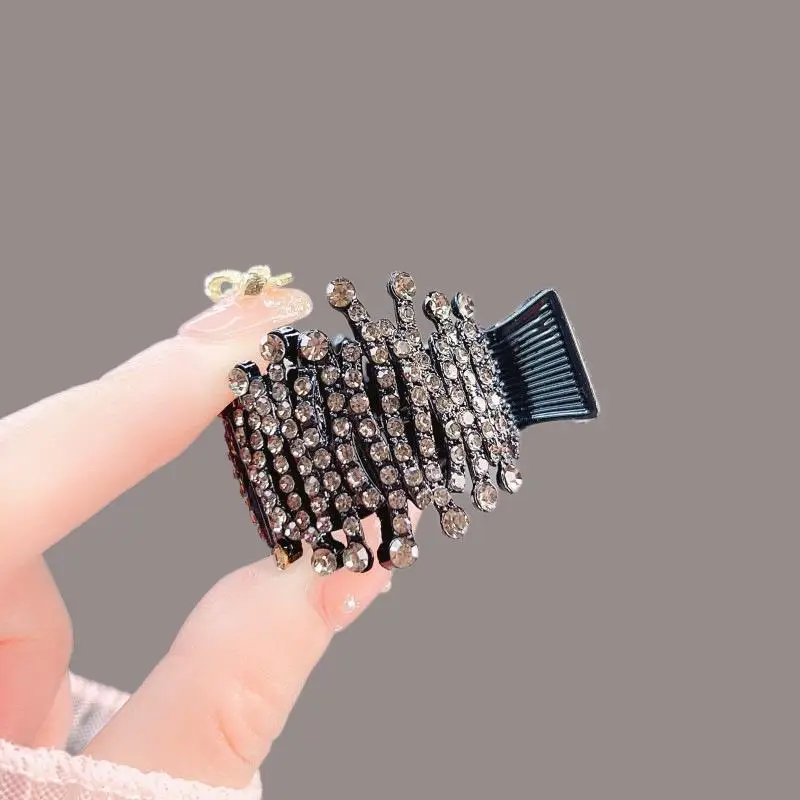 Chinese Style Pearl Rhinestone Fairy Grip Ring - Image 23