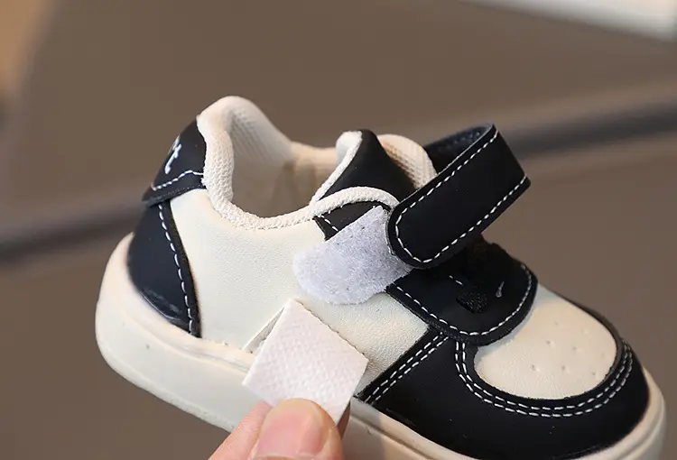 Baby Shoes Black White Soft Bottom Toddler Casual Board Shoes — feature 10