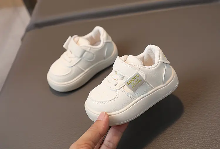 Baby Shoes Black White Soft Bottom Toddler Casual Board Shoes — feature 7
