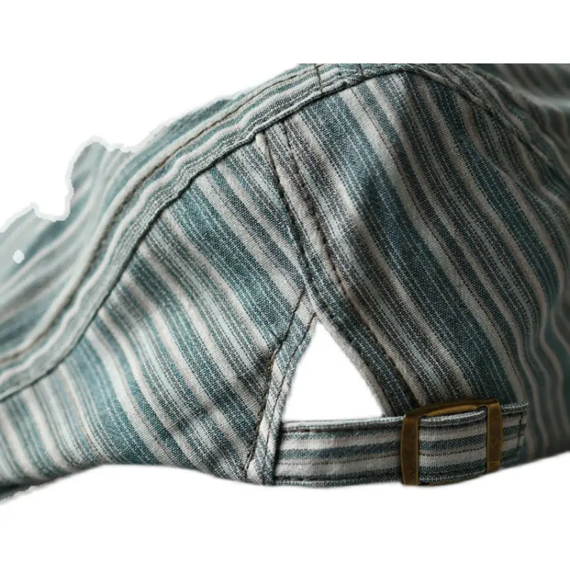 Vintage Striped Cap for Men Women Street Casual All Match - Image 8