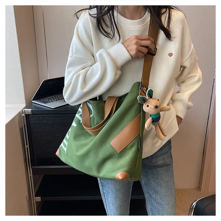 Women Canvas Shoulder Bag Large Capacity 2026 — feature 18