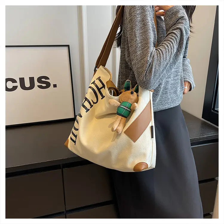 Women Canvas Shoulder Bag Large Capacity 2026 — feature 21