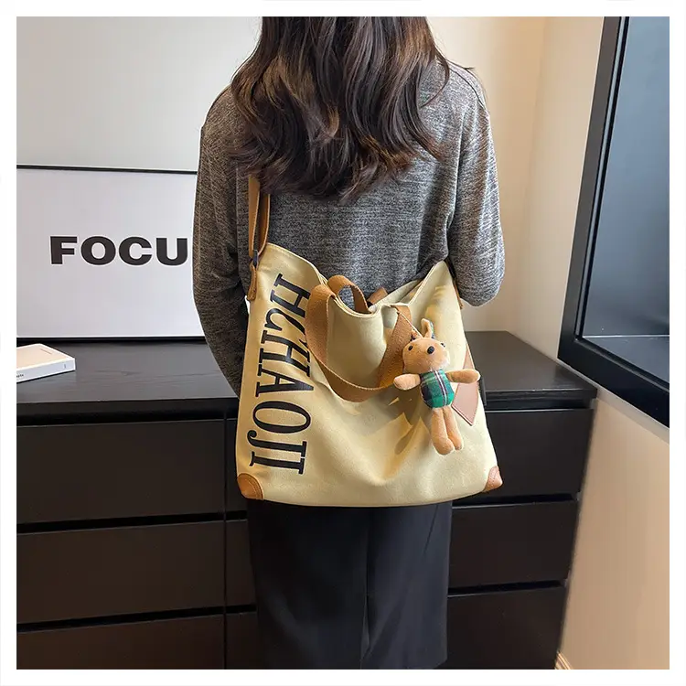 Women Canvas Shoulder Bag Large Capacity 2026 — feature 28
