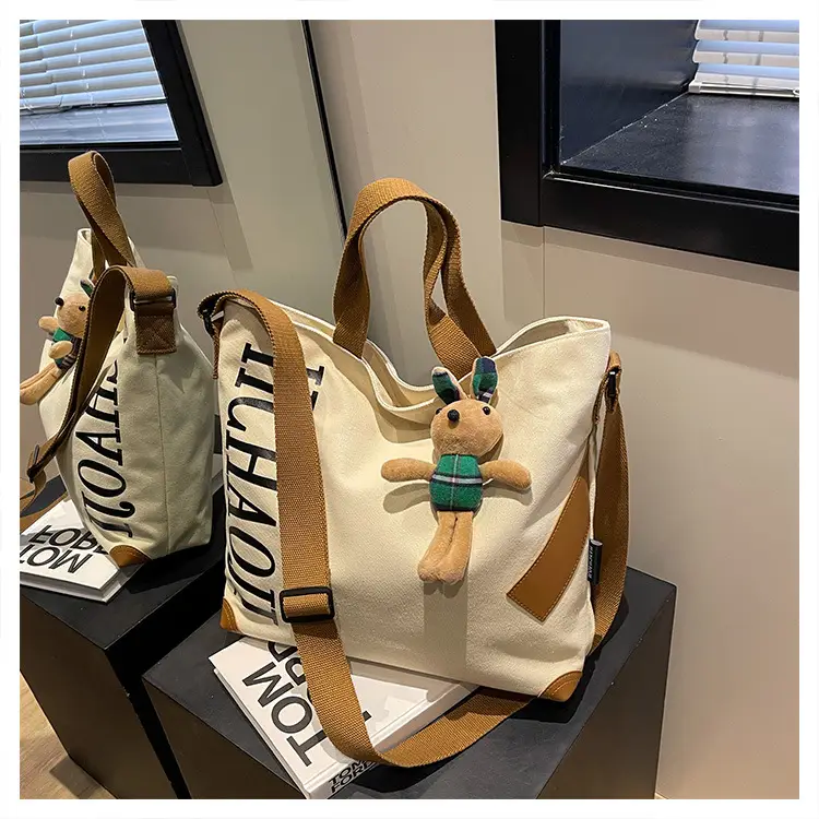 Women Canvas Shoulder Bag Large Capacity 2026 — feature 32