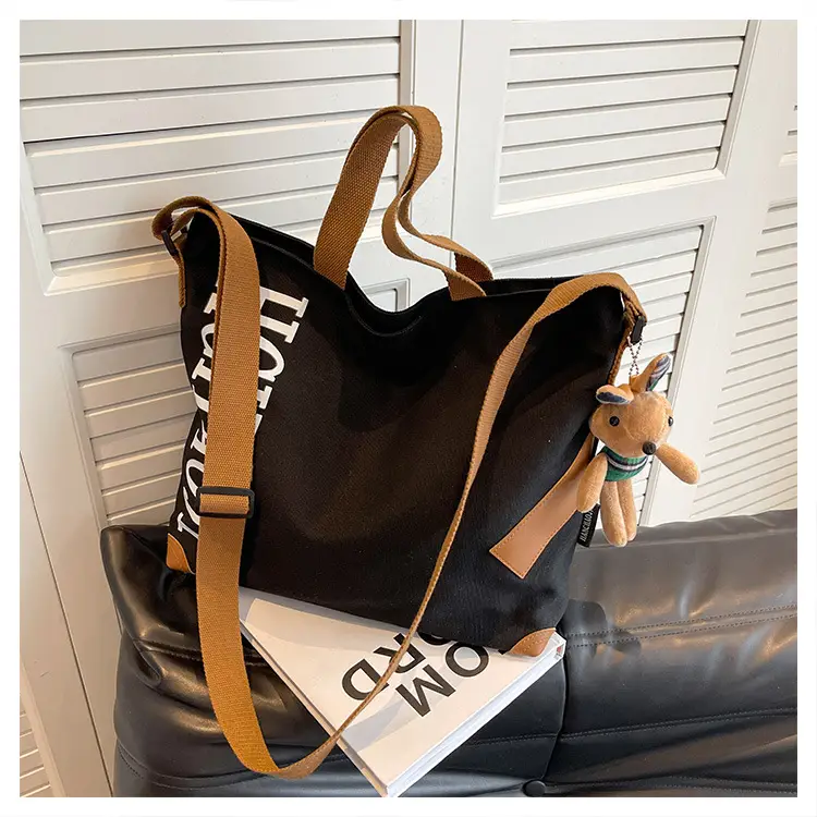 Women Canvas Shoulder Bag Large Capacity 2026 — feature 36