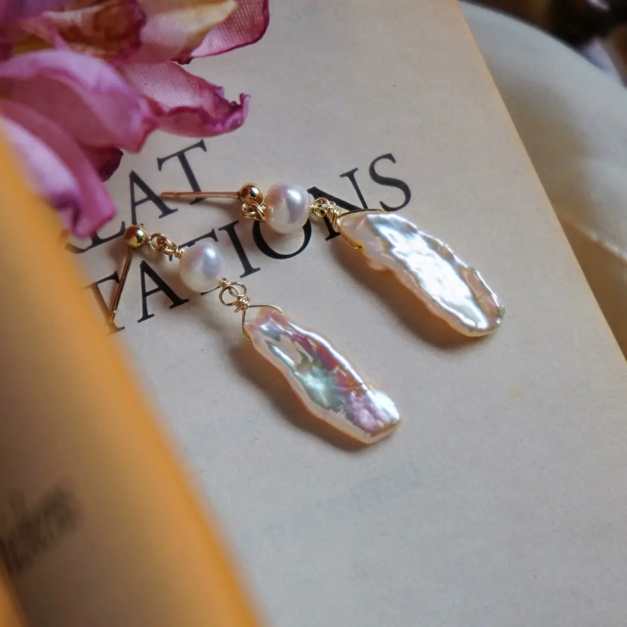 French Style Pearl Earrings for Women 925 Silver - Image 5