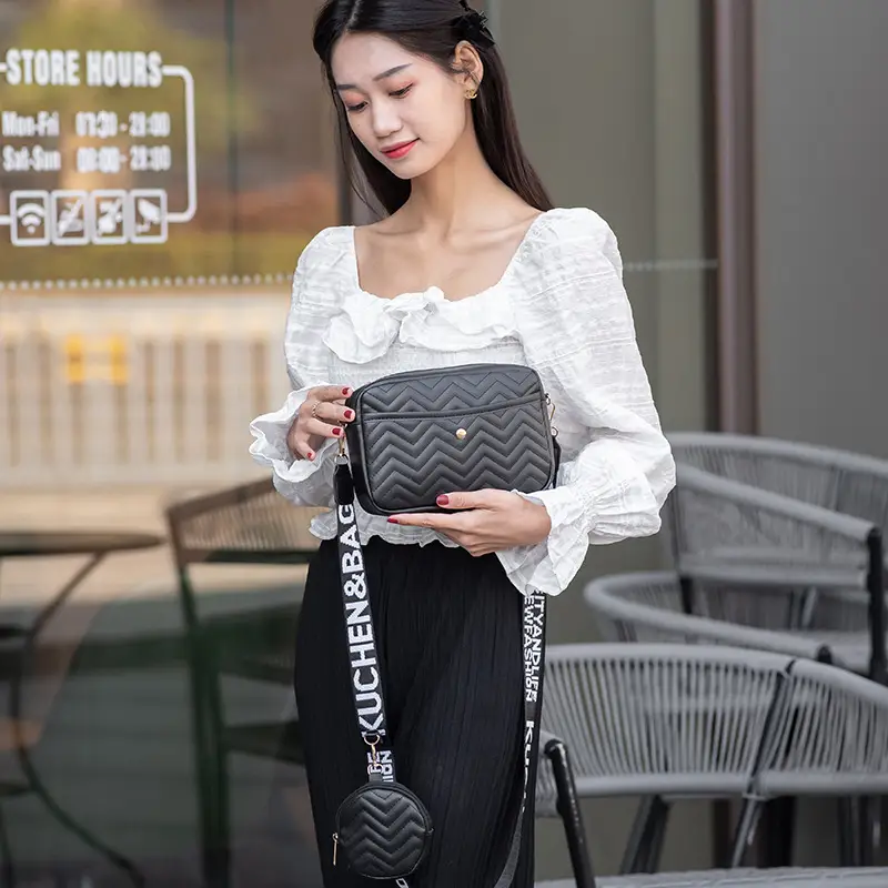 Women's Korean Style Crossbody Bag with Cosmetics & Pouch — feature 16