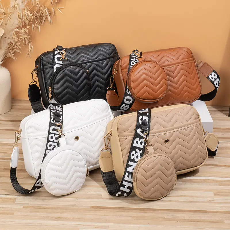 Women's Korean Style Crossbody Bag with Cosmetics & Pouch — feature 19