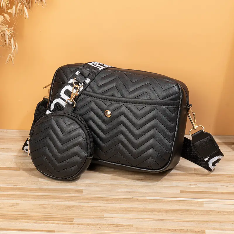 Women's Korean Style Crossbody Bag with Cosmetics & Pouch — feature 24