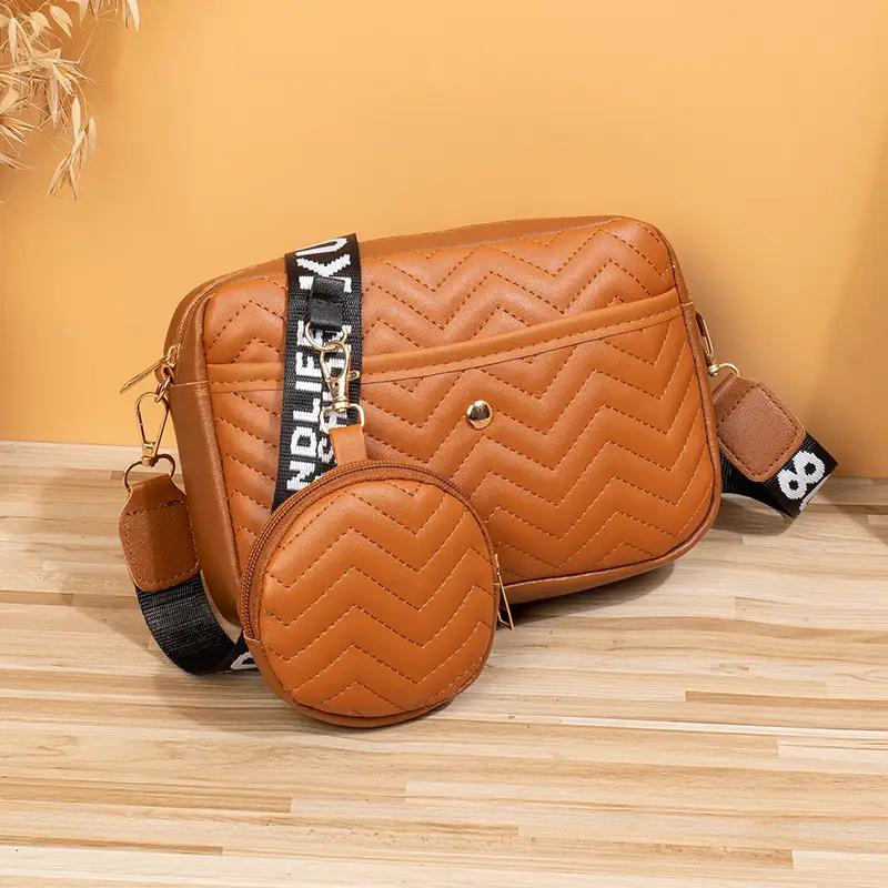 Women's Korean Style Crossbody Bag with Cosmetics & Pouch — feature 25
